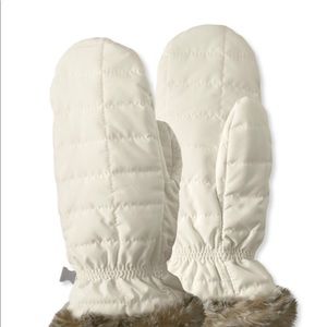 Cream L.L. Bean Mittens